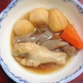 鶏手羽元と里芋の生姜煮【冷え性改善＆コラーゲン】